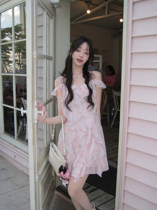 Sweety Off-Shoulder Mini Dress