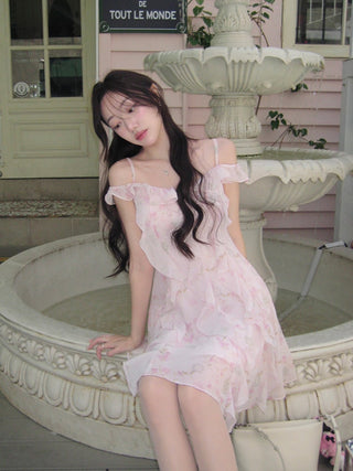Sweety Off-Shoulder Mini Dress