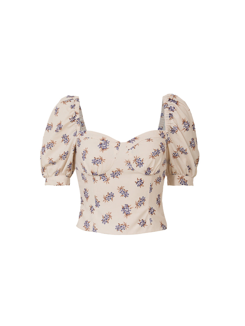 Cherie heart neck top