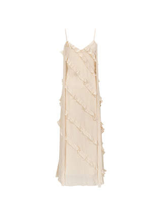 Eve Ruffle Long Dress