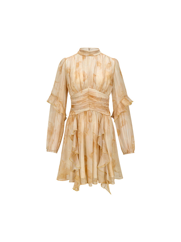 Rosaline shirring mini dress