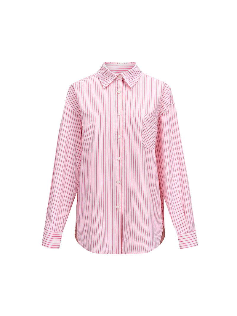 Vivid stripe blouse