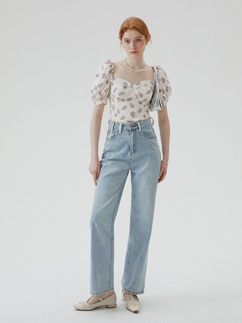 Cherie heart neck top