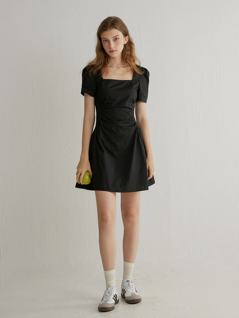 Lucy black mini dress