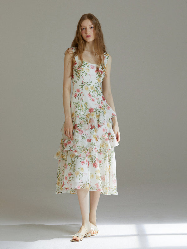 Flowergarden long dress