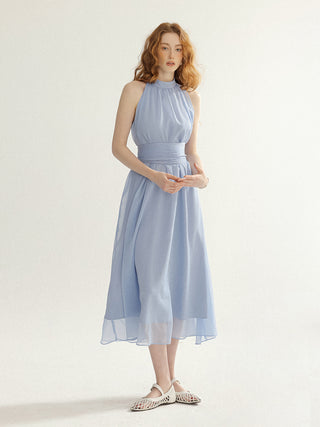 Serenity Halterneck Long Dress