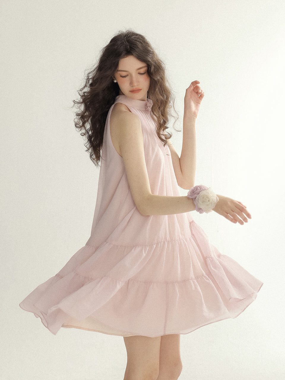 Rose Quartz Mini Dress – SINCETHEN