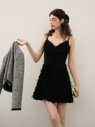 Bird Mini Dress by SINCETHEN - Elegant Designer Dress for Special Occasions