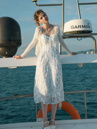 Bright sleeveless dress