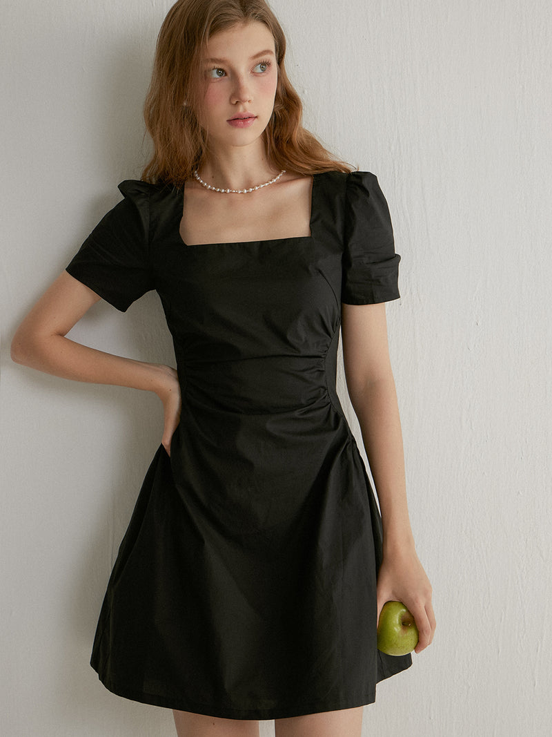 Lucy black mini dress