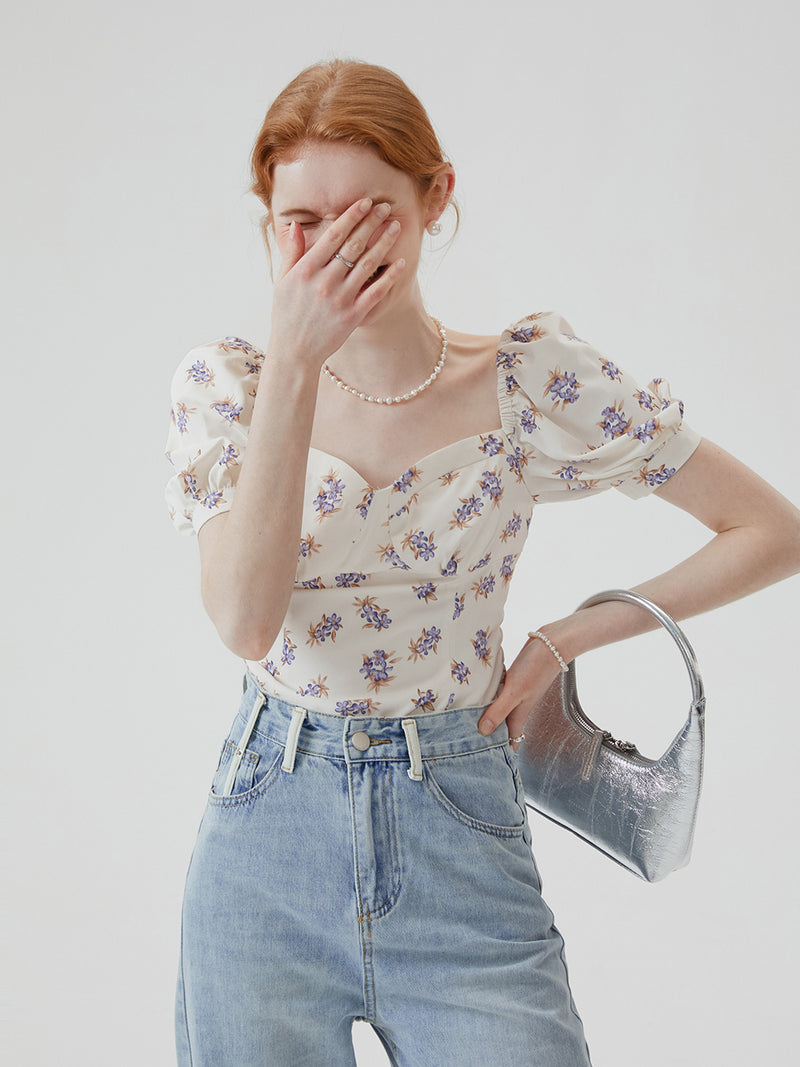 Cherie heart neck top
