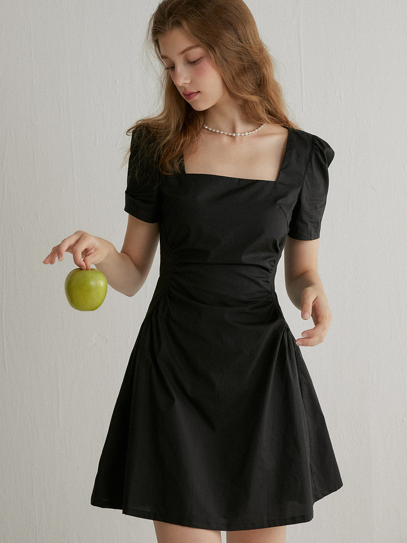 Lucy black mini dress