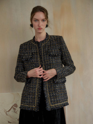 Callia chain tweed jacket