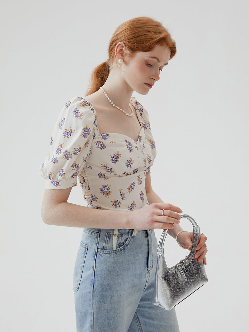 Cherie heart neck top