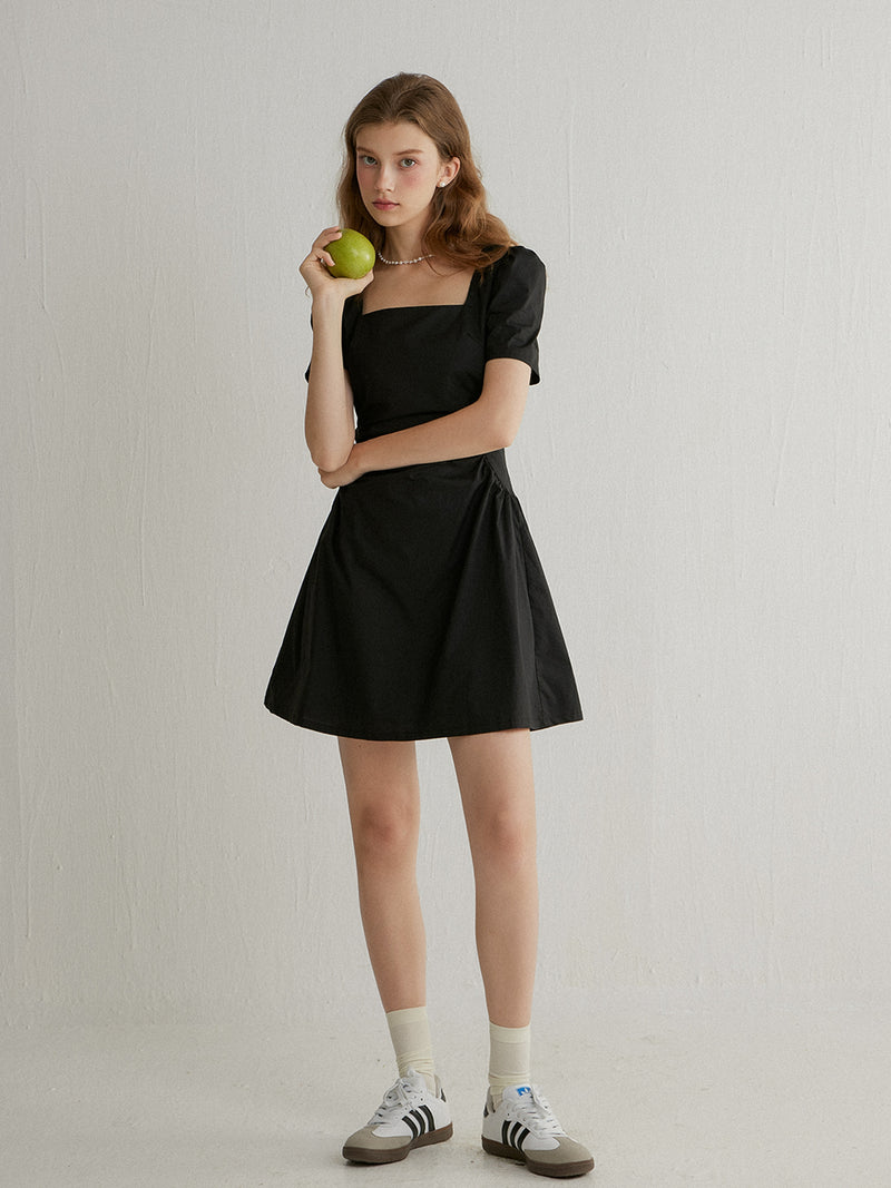 Lucy black mini dress