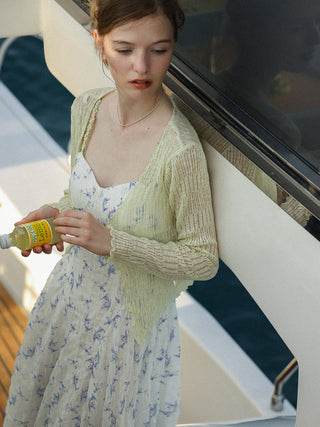 Bright sleeveless dress