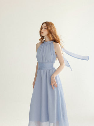 Serenity Halterneck Long Dress