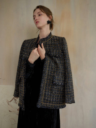 Callia chain tweed jacket