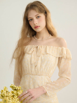 Honey off-shoulder mini dress