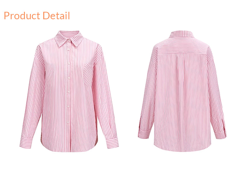Vivid stripe blouse