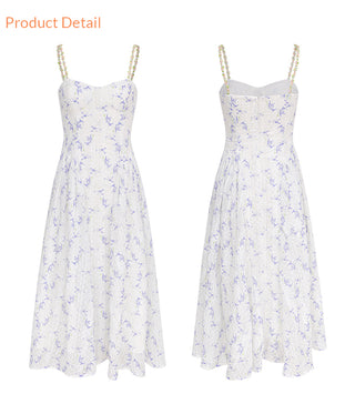 Bright sleeveless dress