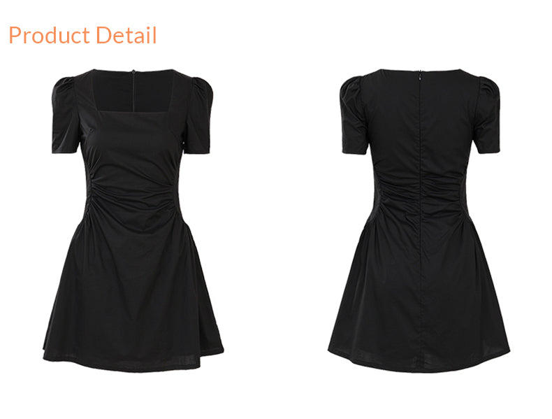 Lucy black mini dress