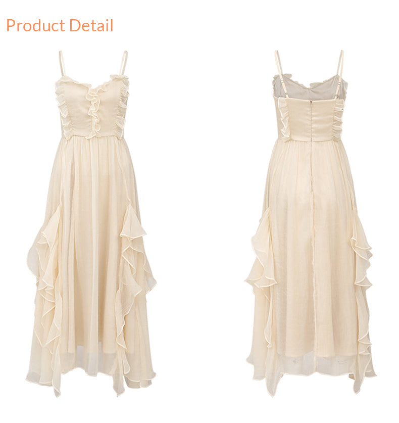 Evely ruffle sleeveless dress