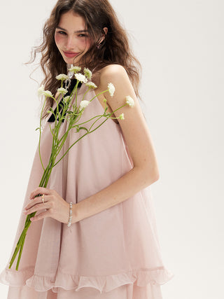 Adeline Bow Mini Dress