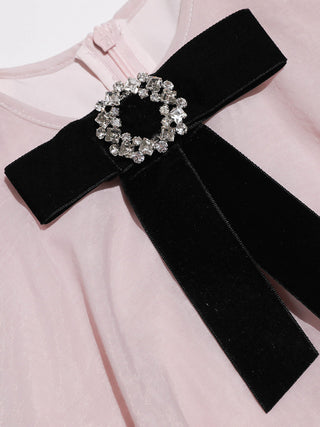 Adeline Bow Mini Dress