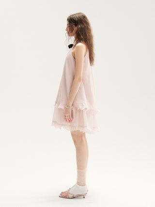 Adeline Bow Mini Dress