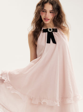 Adeline Bow Mini Dress
