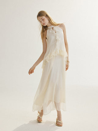 Aether Halterneck Maxi Dress