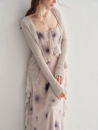 Airy Ribbed Cardigan