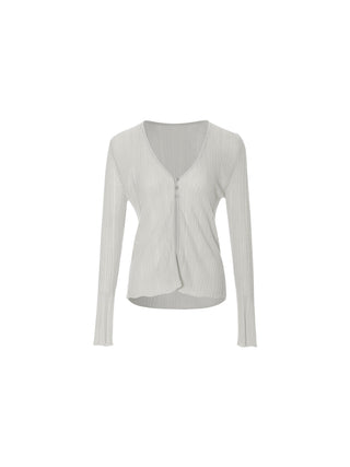 Airy Ribbed Cardigan