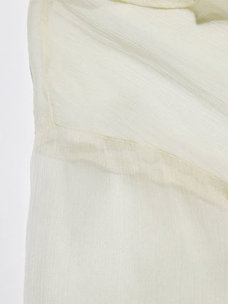 Airy Ruffle Blouse Set