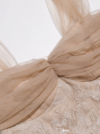 Amber Breeze Tulle Maxi Dress