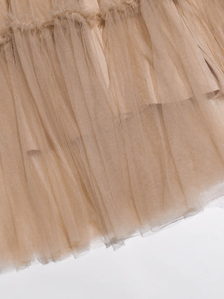 Amber Breeze Tulle Maxi Dress