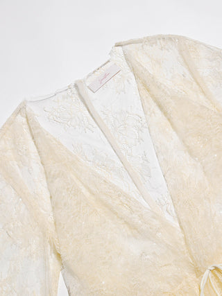 Angel Lace Sequin Robe