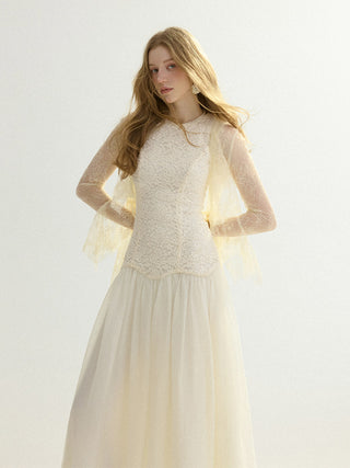 Angel Lace Sequin Robe