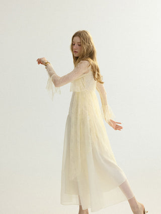 Angel Lace Sequin Robe