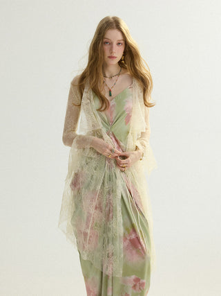 Angel Lace Sequin Robe