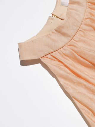 Apricot Halterneck Mini Dress