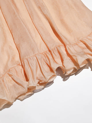 Apricot Halterneck Mini Dress