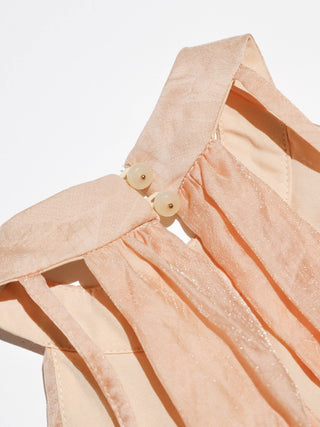 Apricot Halterneck Mini Dress