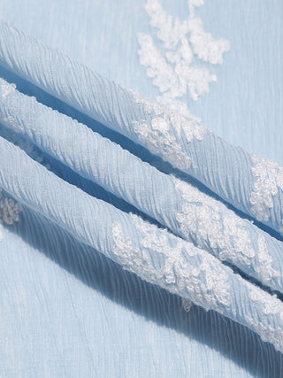 Aqua Leaf Halterneck Maxi Dress
