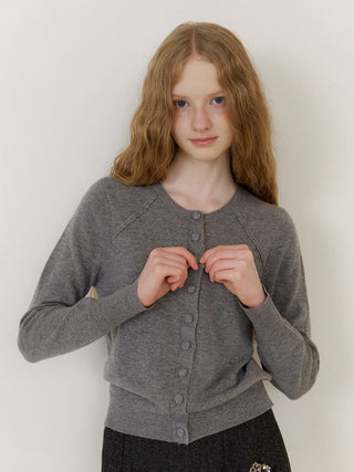 Ash Wool Knit Cardigan