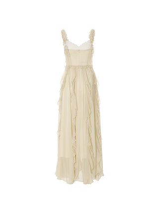 Aube Ruffle Sleeveless Maxi Dress