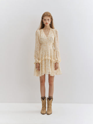 Avenoir Ruffle Mini Dress