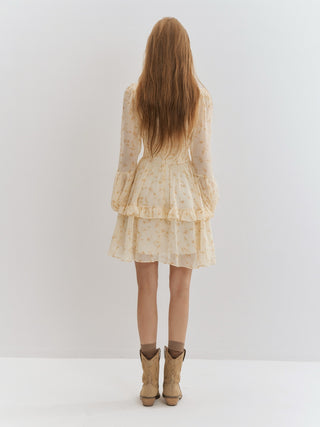 Avenoir Ruffle Mini Dress