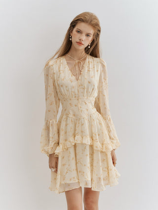 Avenoir Ruffle Mini Dress